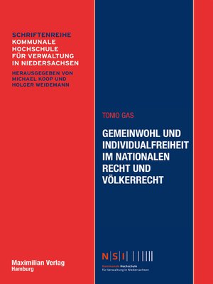 cover image of Gemeinwohl und Individualfreiheit im nationalen Recht und Völkerrecht